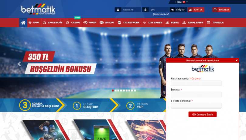 Betmatik canlı destek
