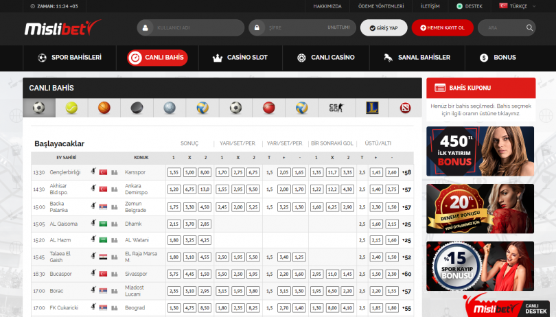 Mislibet Canlı İddaa